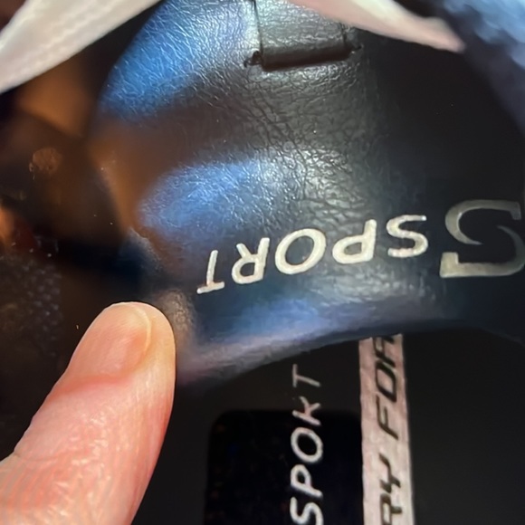 Men’s bundle of 2 used gently worn sneakers, blue and grey lace ups - Picture 6 of 12